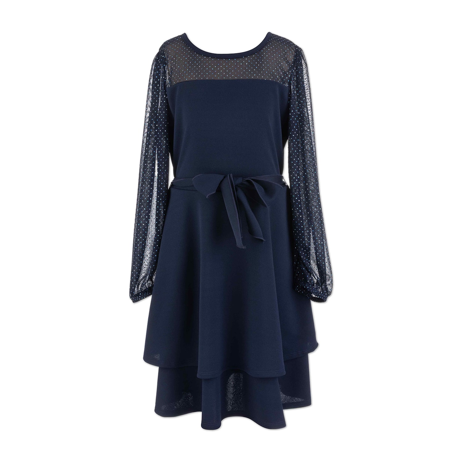 Speechless Big Kid Girls Long Sleeve Skater Dress