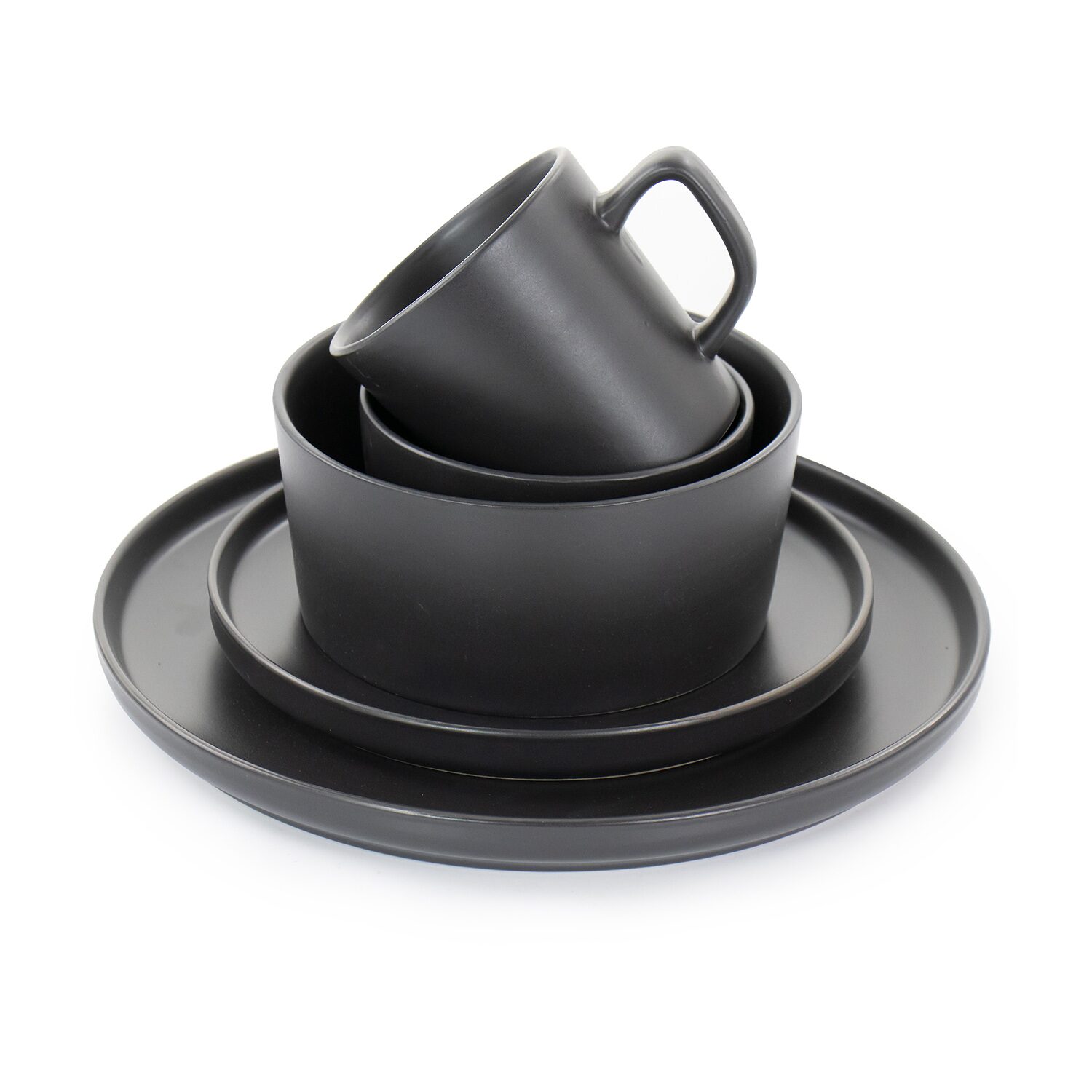 Elama Luxmatte 20-pc. Stoneware Dinnerware Set