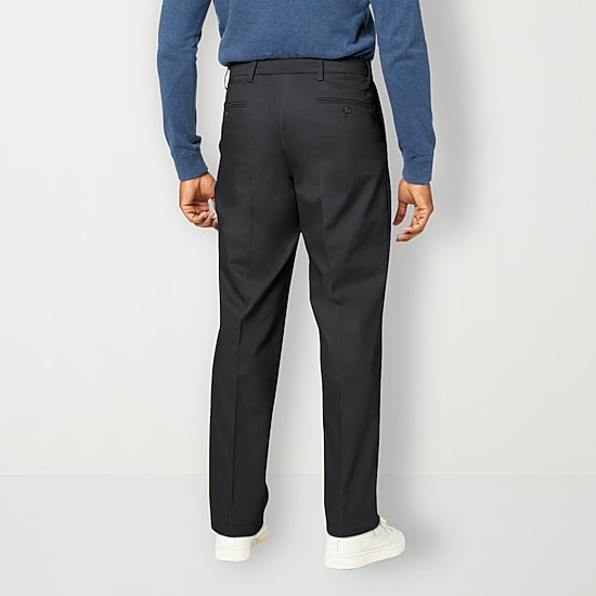 Dockers Signature Iron Free With Stain Defender Mens Comfort Waistband Relaxed Fit Flat Front Pant