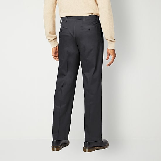 Dockers Signature Iron Free With Stain Defender Mens Comfort Waistband Relaxed Fit Pleated Pant