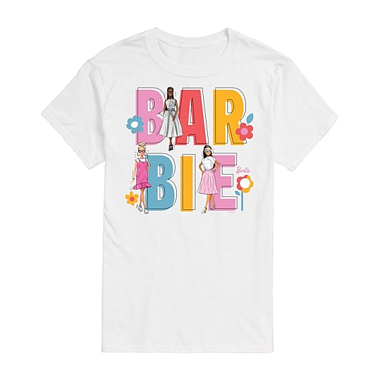 Mens Short Sleeve Barbie Graphic T-Shirt