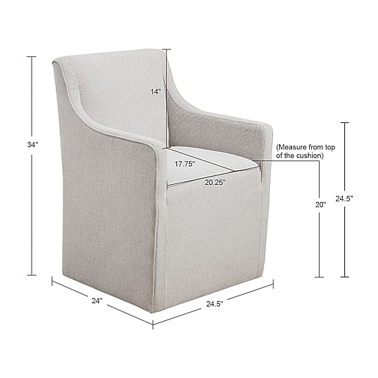 Madison Park Elaine Upholstered Dining Chair
