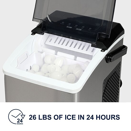 Koolatron Automatic Countertop Ice Maker 1.85 L Capacity