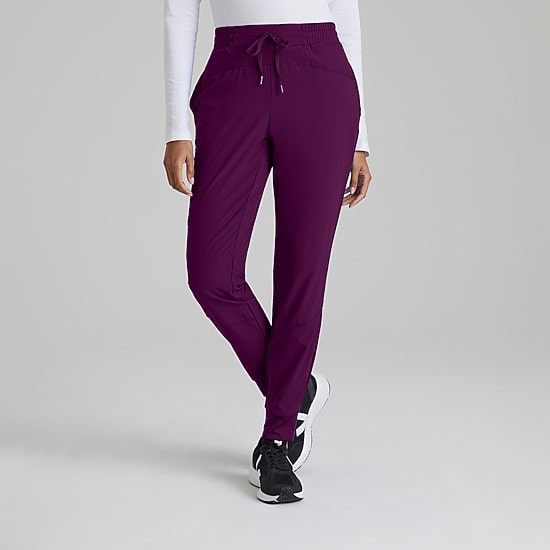 Barco One Bop513 Boost 3-Pocket Mid-Rise Jogger Womens Scrub Pant