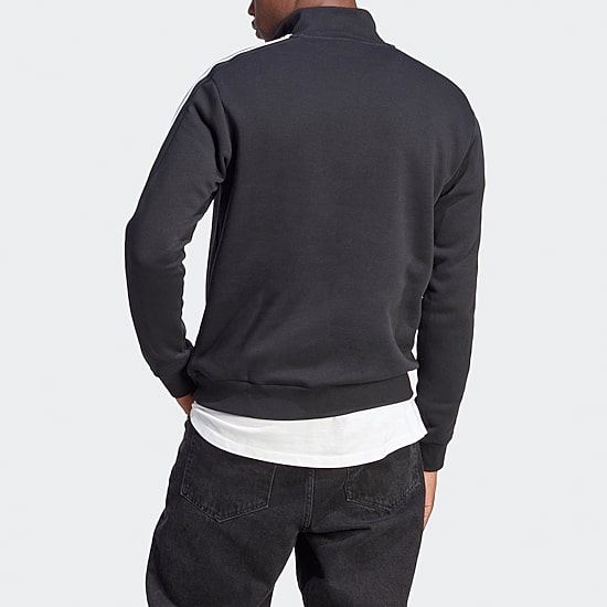 adidas Mens Mock Neck Long Sleeve Active Quarter-Zip Pullover