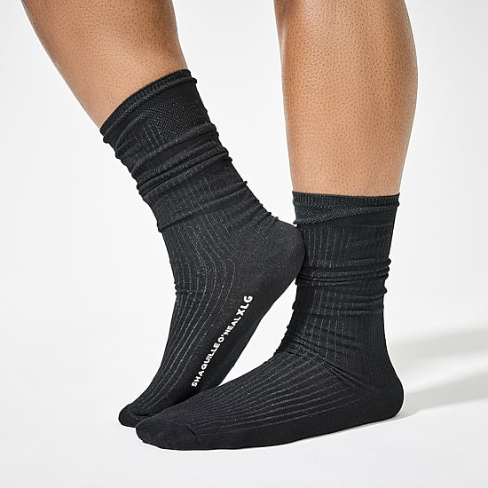 Shaquille O'Neal XLG™ Lux Rib Mens 3 Pair Big and Tall Crew Socks