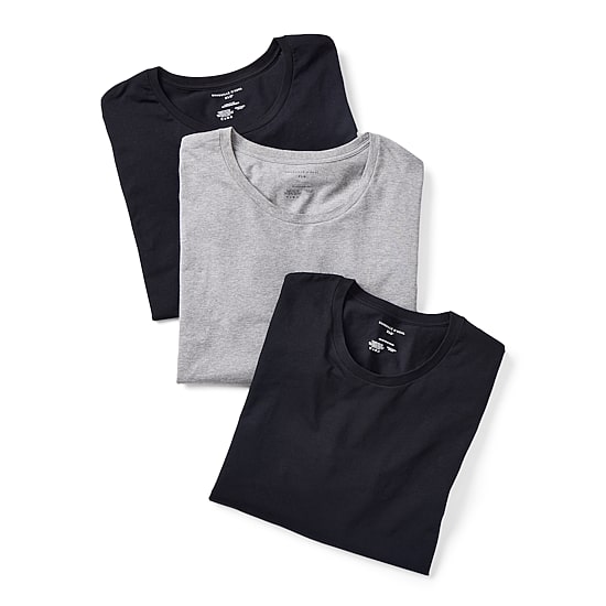 Shaquille O'Neal XLG™ Activated Cooling Mens 3 Pack Short Sleeve Crew Neck T-Shirt Big