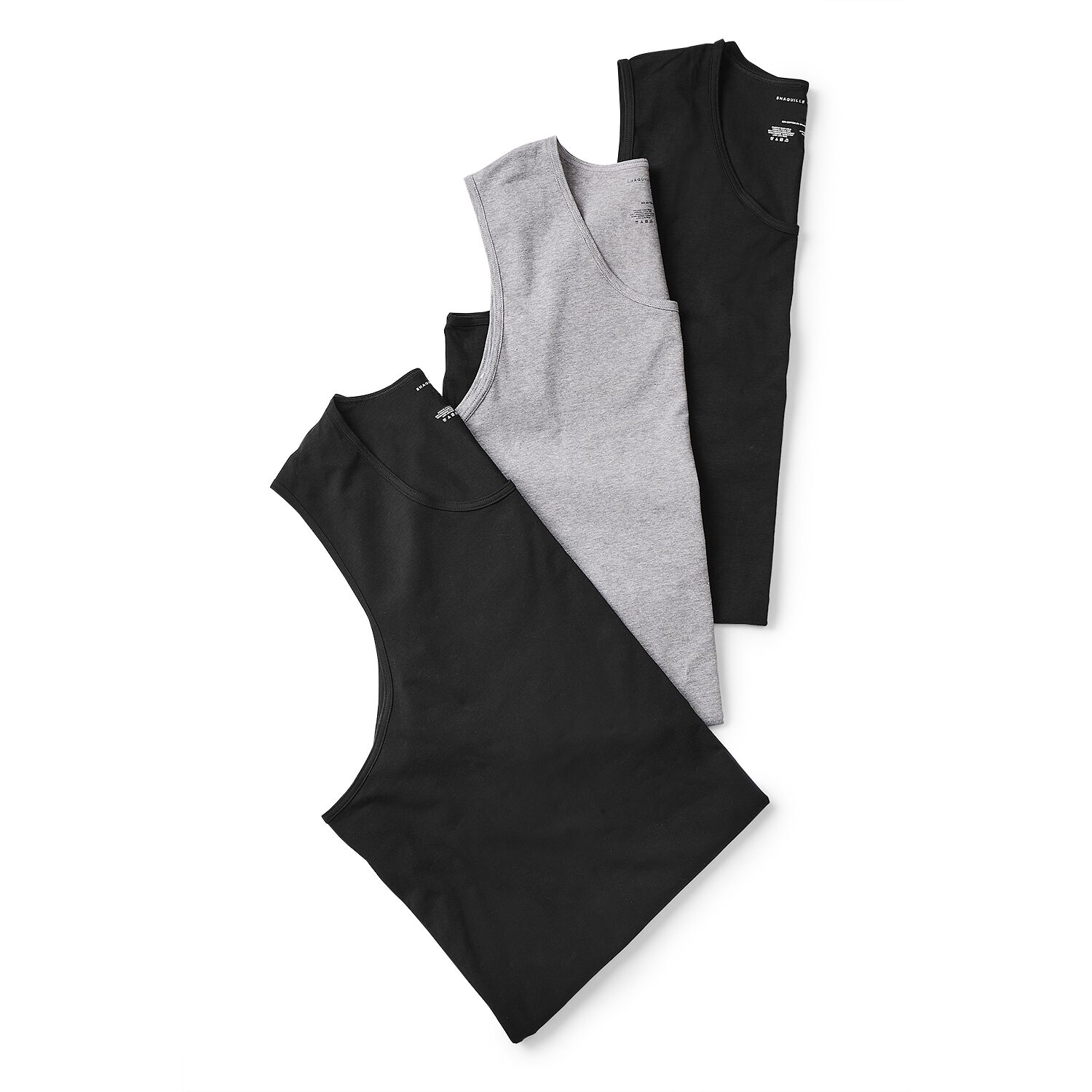 Shaquille O'Neal XLG™ Activated Cooling Mens Round Neck Sleeveless 3 Pack Big Tank
