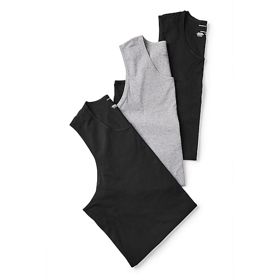 Shaquille O'Neal XLG™ Activated Cooling Mens Crew Neck Sleeveless 3 Pack Tall Tank