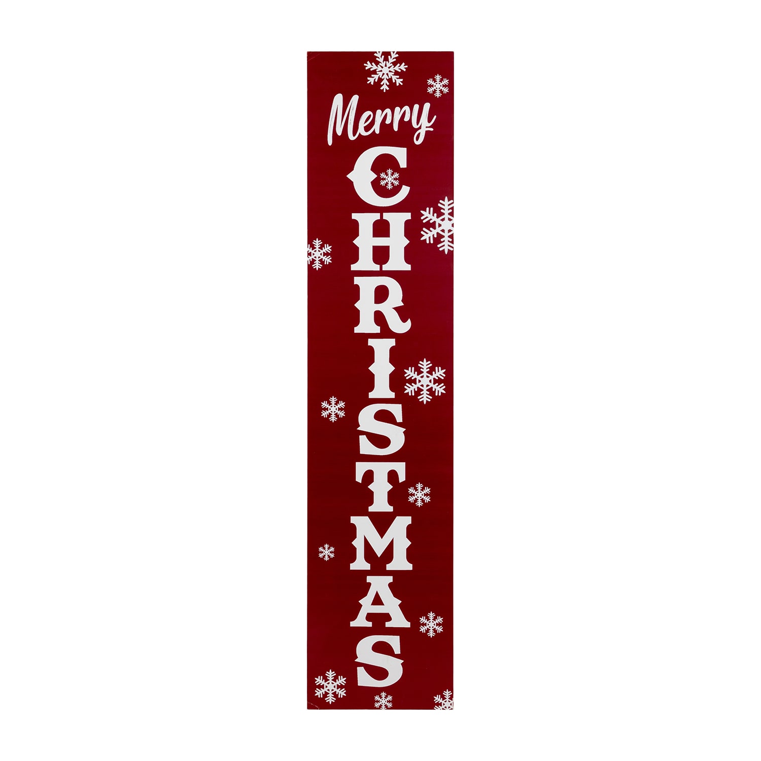 Northlight 36in Red And White Merry Christams And Snow Flake Christmas Yard Art