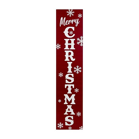 Northlight 36in Red And White Merry Christams And Snow Flake Christmas Yard Art
