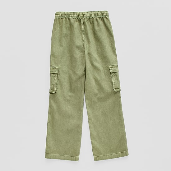 Roxy Big Kid Girls Drawstring Waist Wide Leg Cargo Pant
