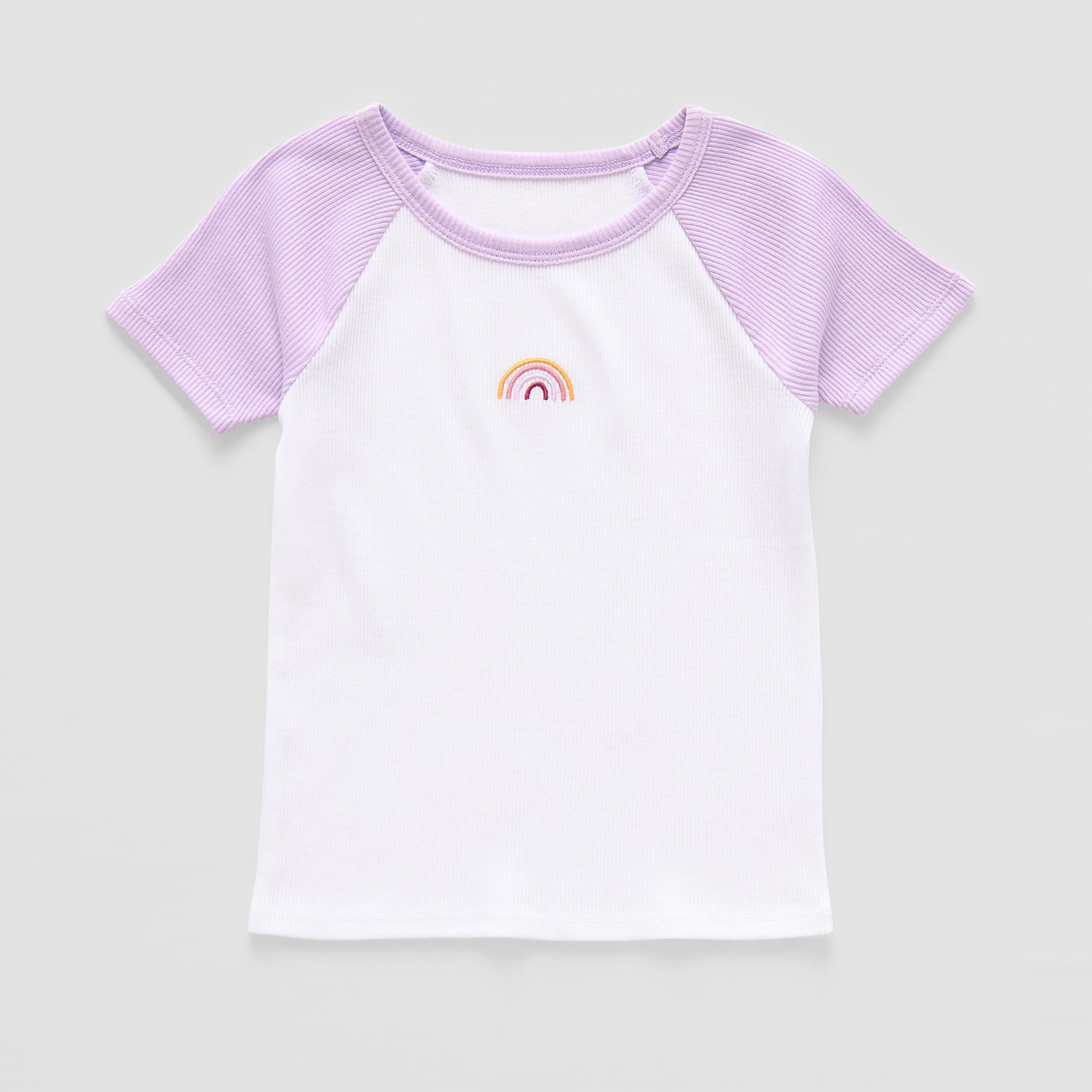 Okie Dokie Toddler & Little Girls Crew Neck Short Sleeve Regular Fit Graphic T-Shirt