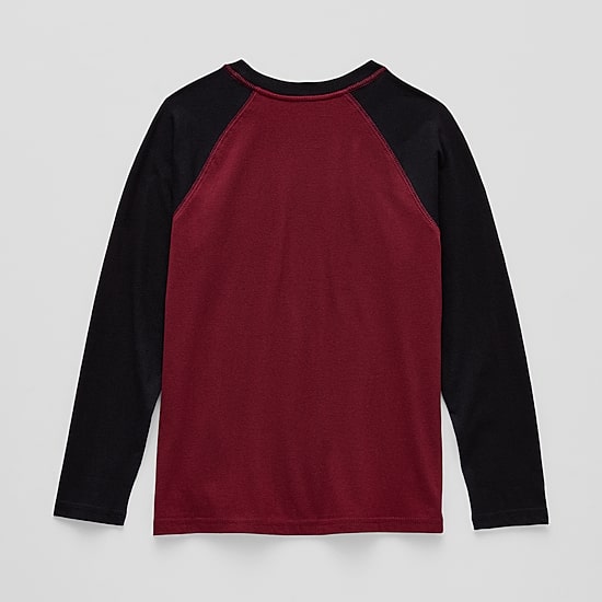 Thereabouts Little & Big Kid Boys Crew Neck Long Sleeve T-Shirt