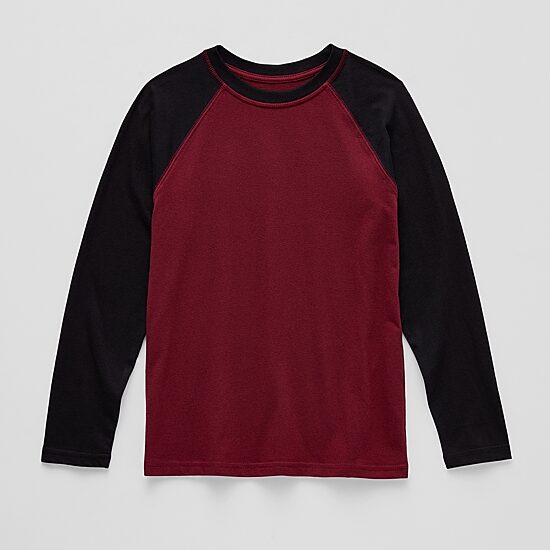 Thereabouts Little & Big Kid Boys Crew Neck Long Sleeve T-Shirt