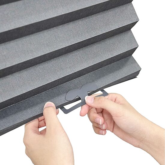 Eco Estates Fabric Cordless Blackout Pleated Shade