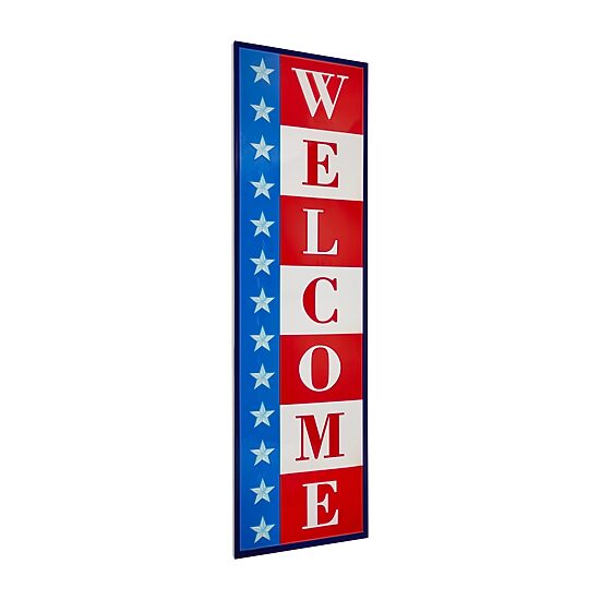 Northlight Americana Welcome Porch Sign