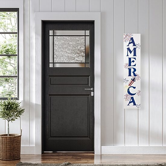 Northlight America Fireworks Porch Sign