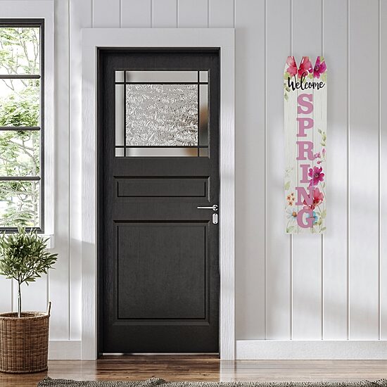 Northlight 40 In Welcome Floral Porch Sign