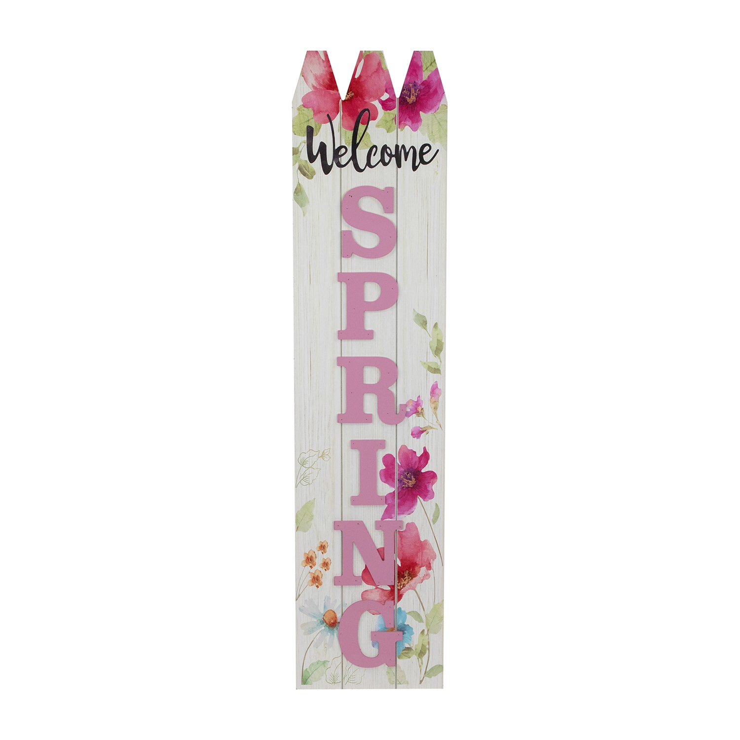 Northlight 40 In Welcome Floral Porch Sign