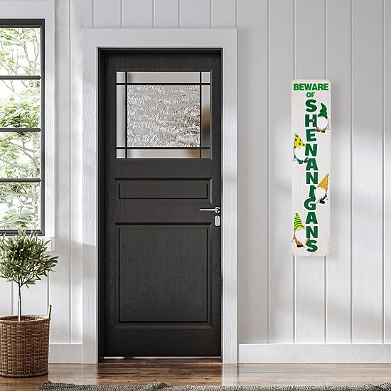 Northlight Beware Of Shenanigans St. Patricks Day Porch Sign