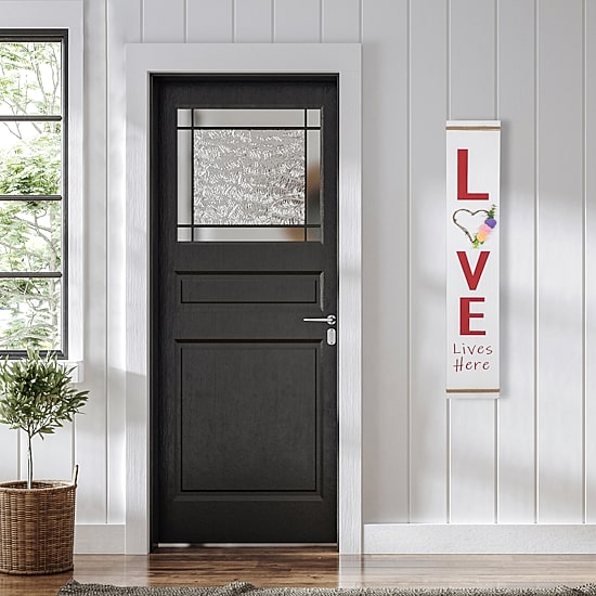 Northlight Love Lives Here Valentines Day Porch Sign