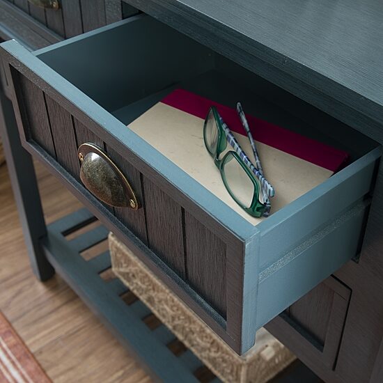 Linon Morgate Storage Accent Cabinet