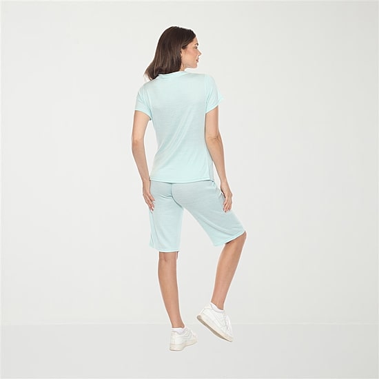 White Mark Knit 2-pc. Short Set