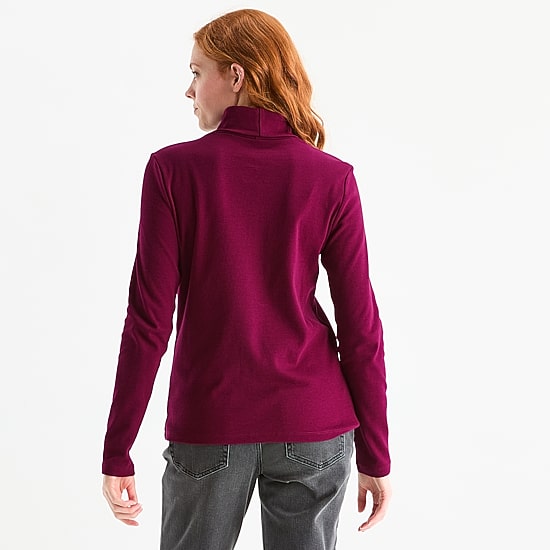 St. John's Bay Womens Turtleneck Long Sleeve T-Shirt