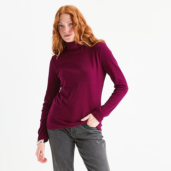 St. John's Bay Womens Turtleneck Long Sleeve T-Shirt