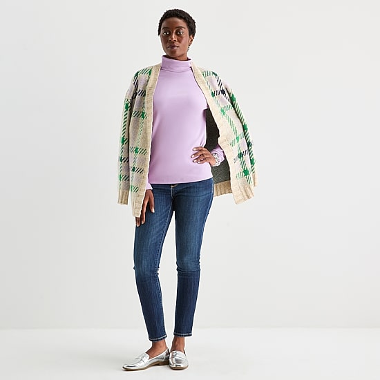 St. John's Bay Womens Turtleneck Long Sleeve T-Shirt