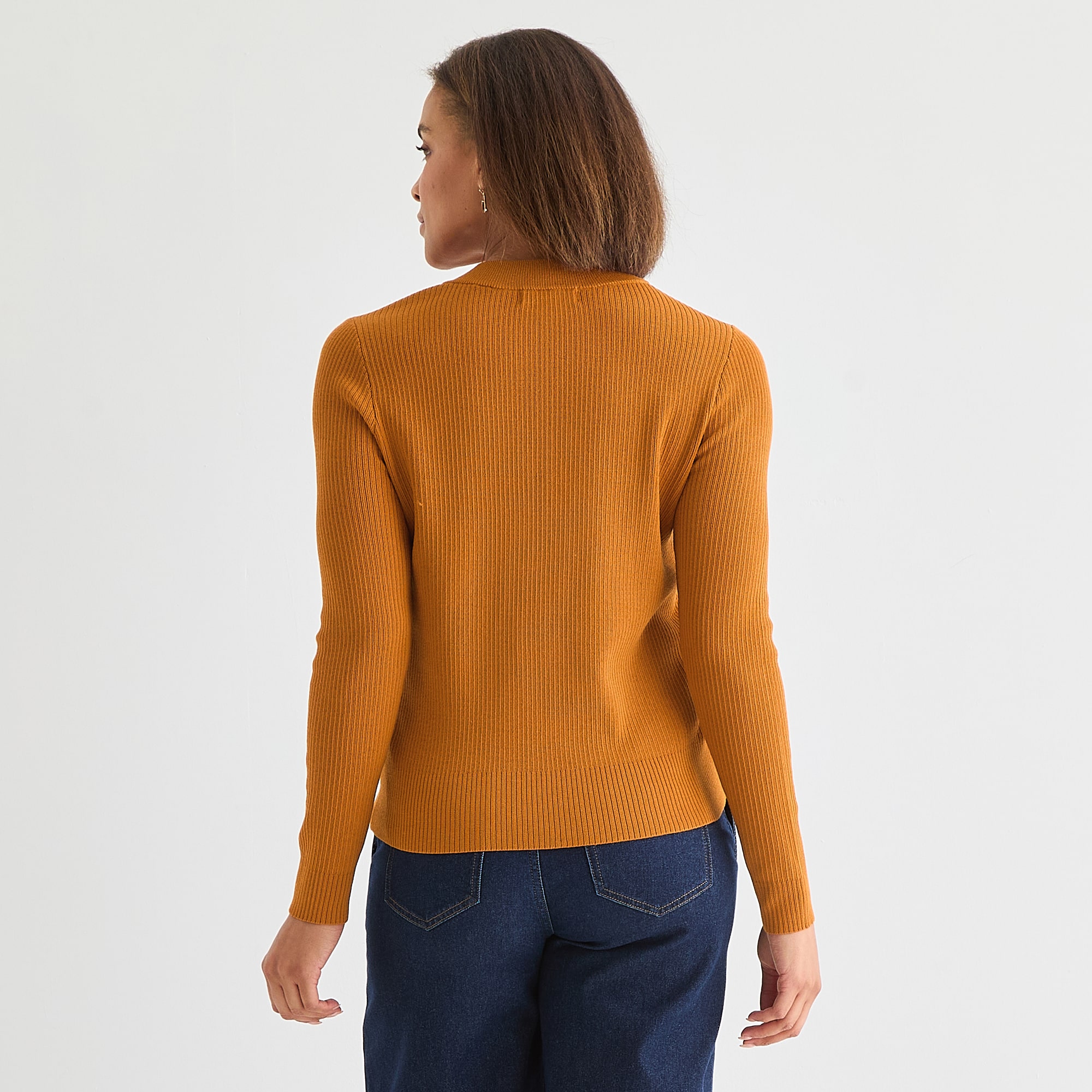 Liz Claiborne Womens Crew Neck Long Sleeve Pullover Sweater