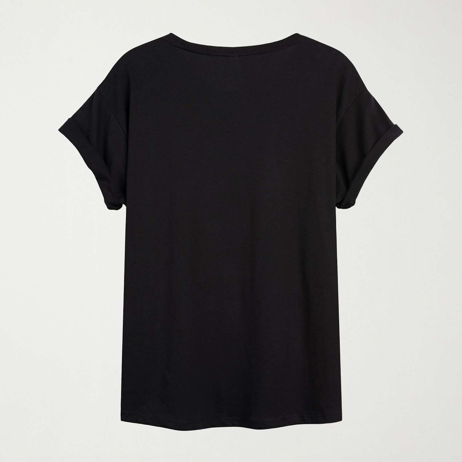 Womens Juniors Crew Neck Short Sleeve Oversized Graphic T-Shirt