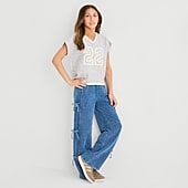 Eyeshadow Big Kid Girls V Neck Sweater Vest