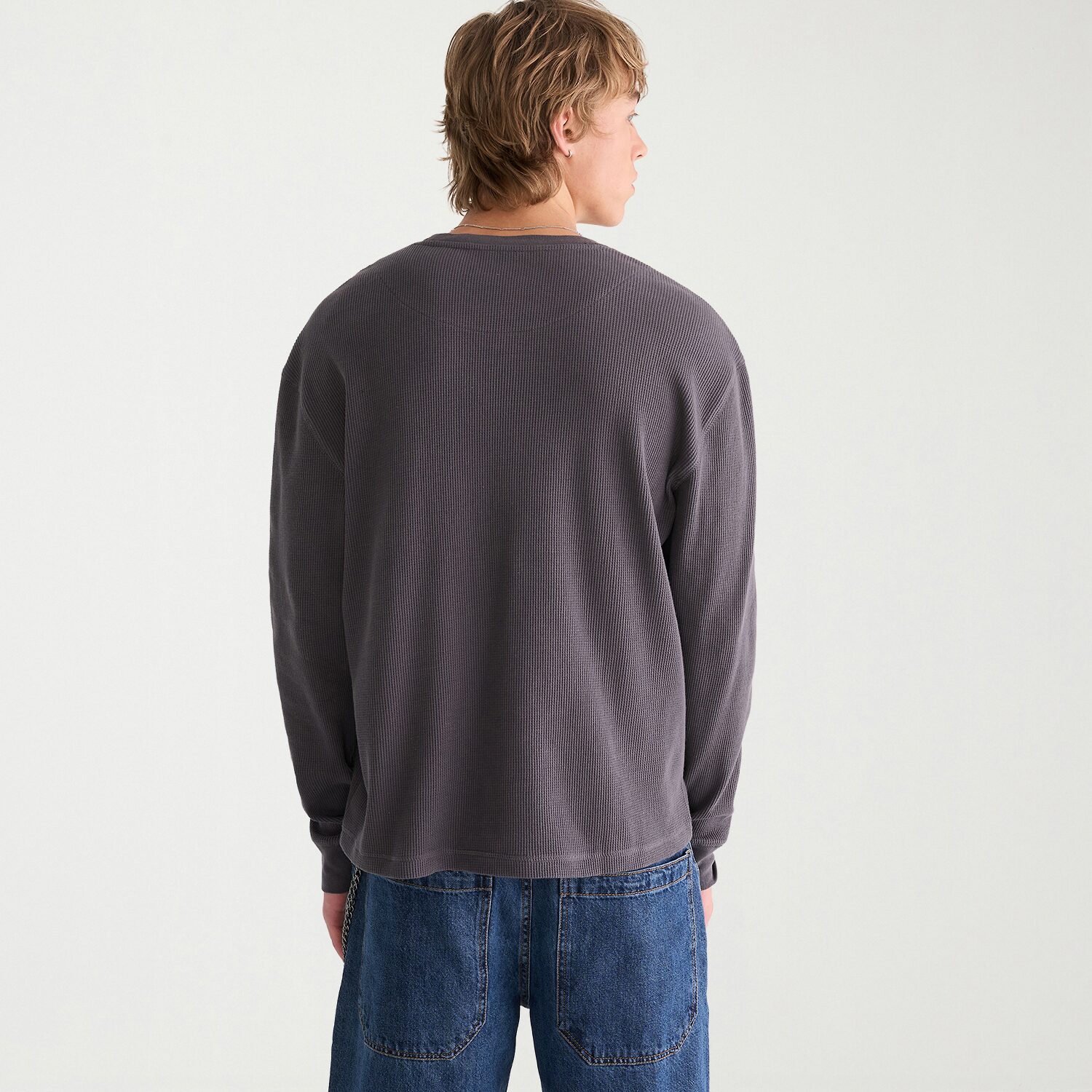 AEROPOSTALE Mens Crew Neck Long Sleeve Regular Fit Thermal Top