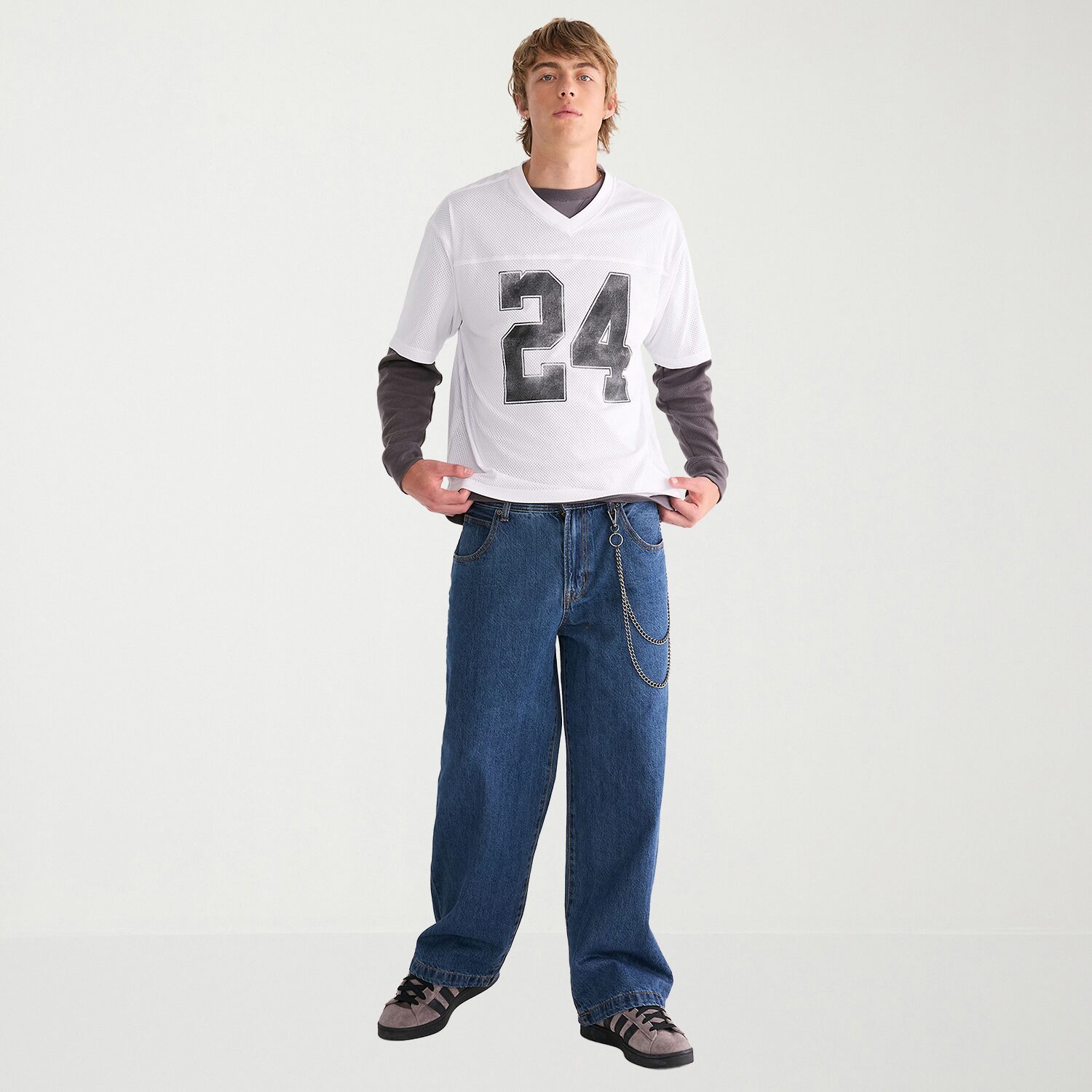 AEROPOSTALE Mens V Neck Short Sleeve Jersey