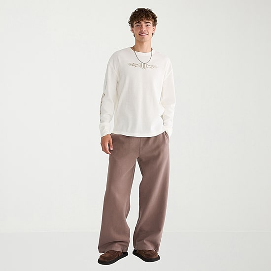 AEROPOSTALE Mens Crew Neck Long Sleeve Regular Fit Thermal Top