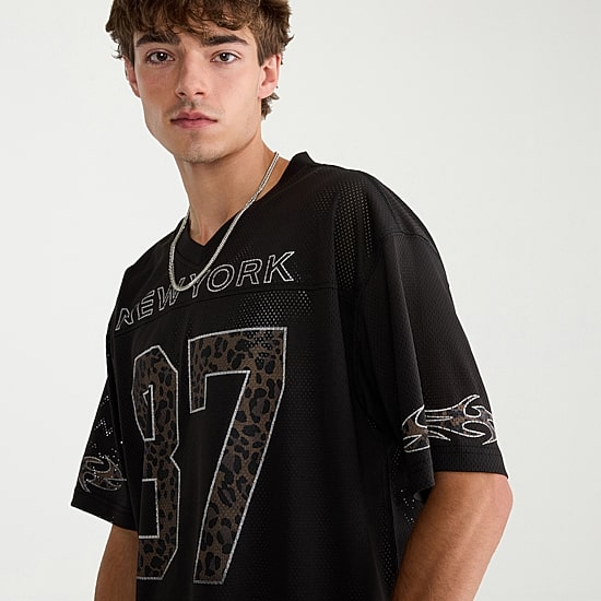 AEROPOSTALE Mens V Neck Short Sleeve Jersey