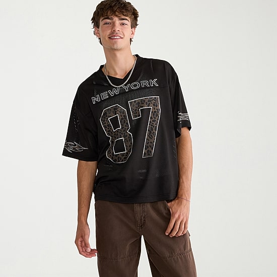AEROPOSTALE Mens V Neck Short Sleeve Jersey