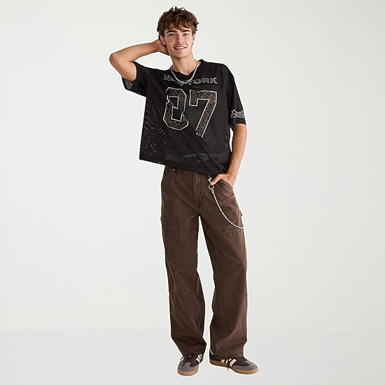 AEROPOSTALE Mens V Neck Short Sleeve Jersey
