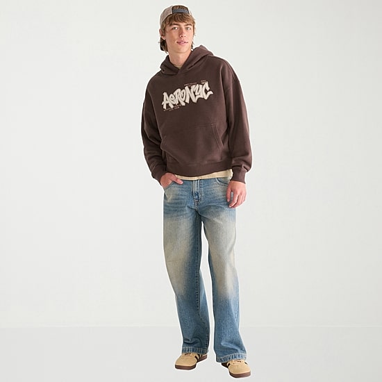 AEROPOSTALE Mens Long Sleeve Fleece Hoodie