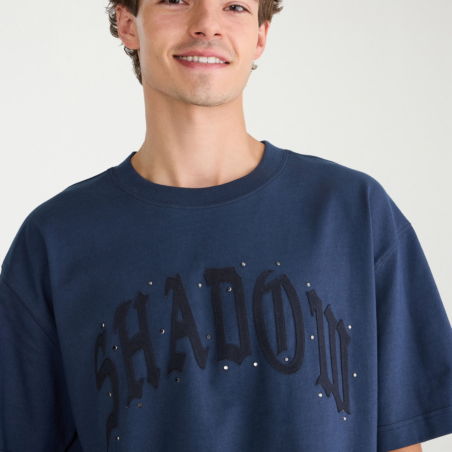 AEROPOSTALE Mens Round Neck Short Sleeve Boxy Fit Graphic T-Shirt