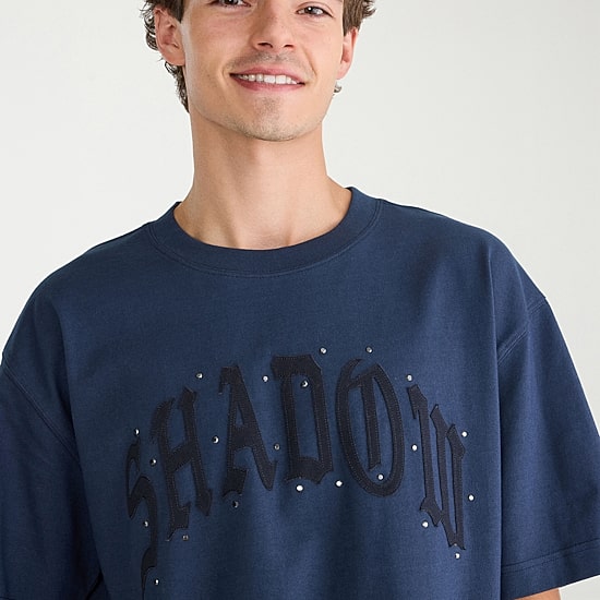 AEROPOSTALE Mens Crew Neck Short Sleeve Boxy Fit Graphic T-Shirt