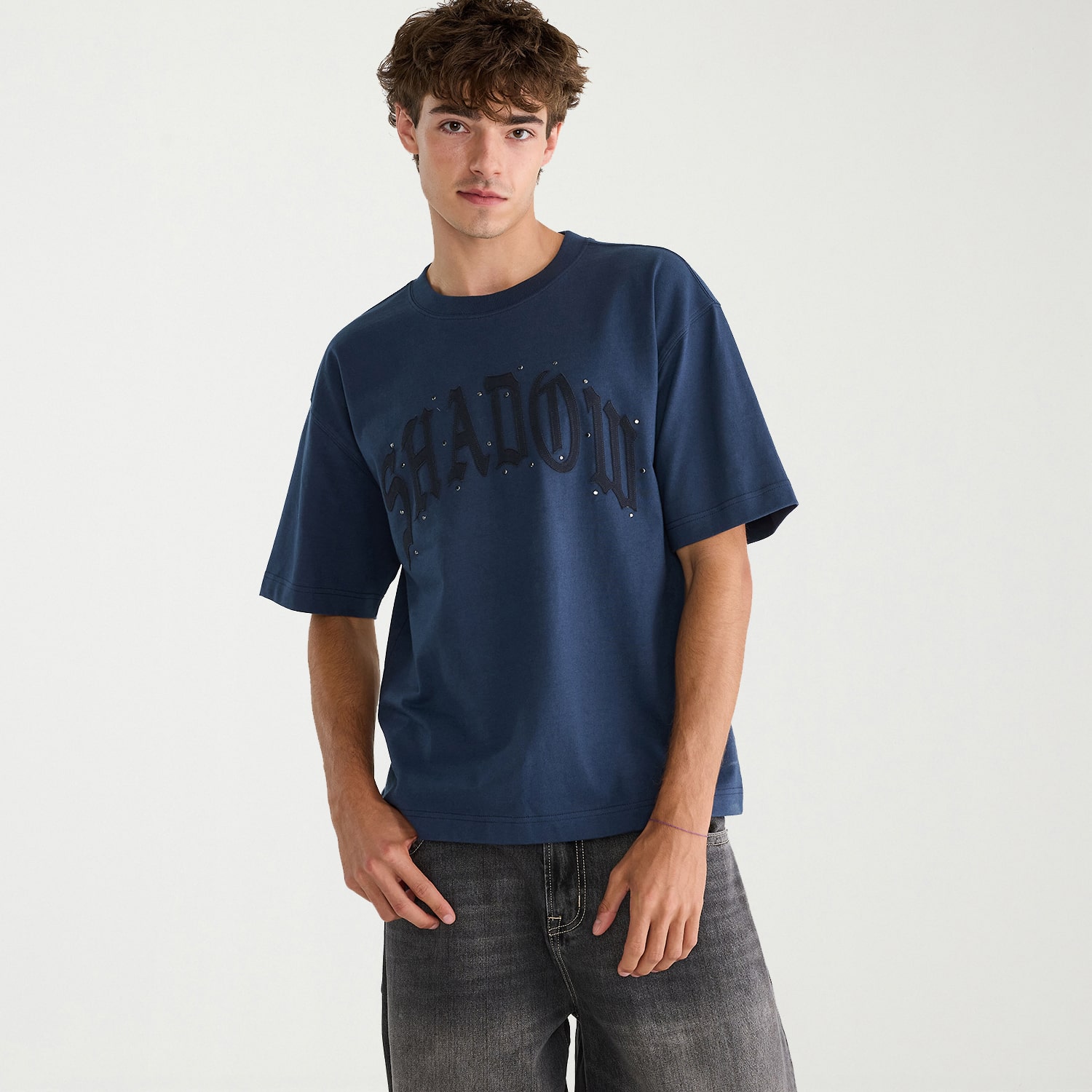 AEROPOSTALE Mens Round Neck Short Sleeve Boxy Fit Graphic T-Shirt