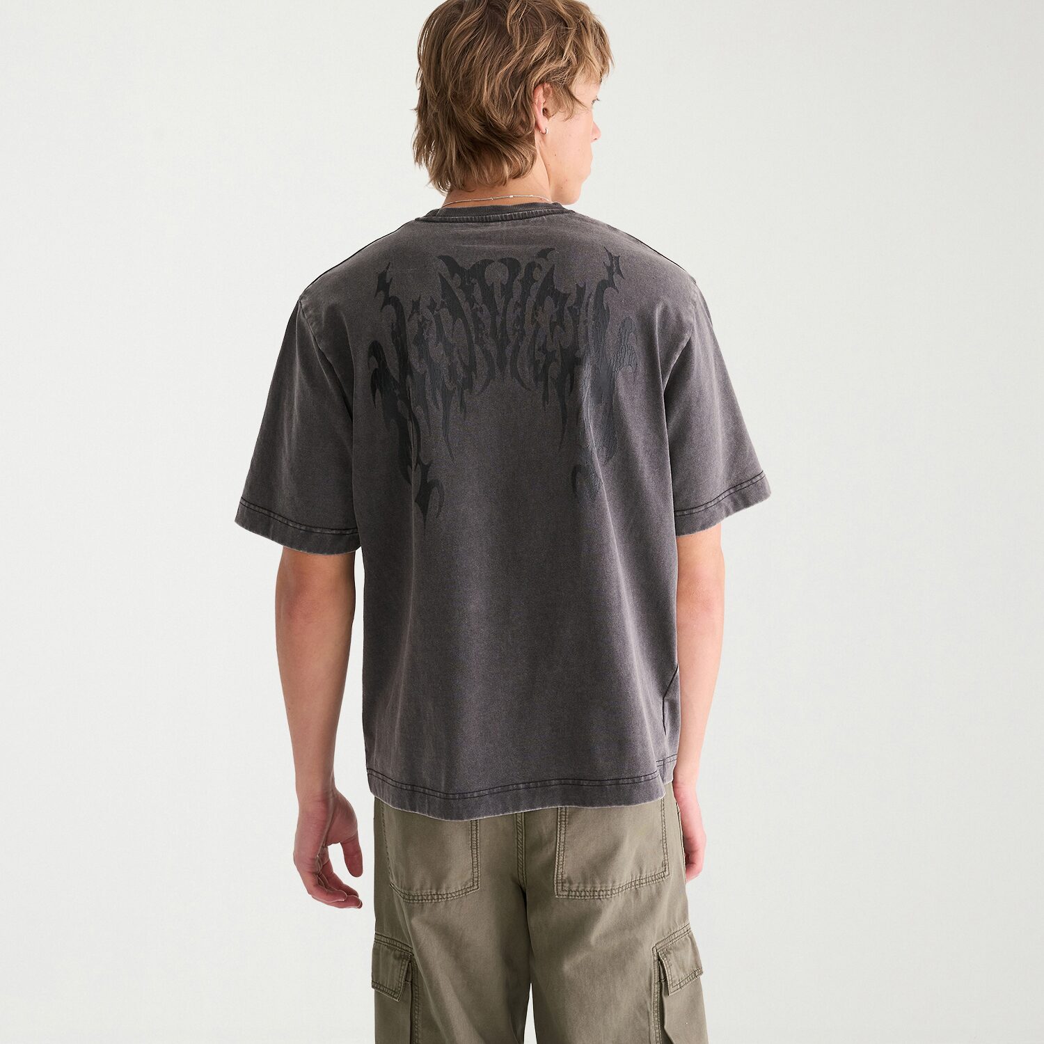 AEROPOSTALE Mens Round Neck Short Sleeve Boxy Fit Graphic T-Shirt