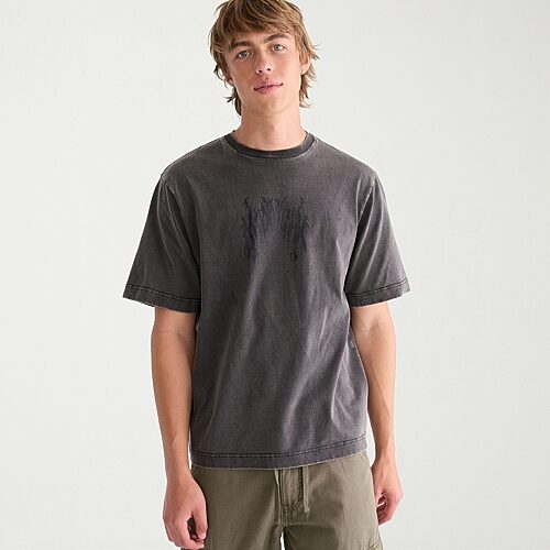 Aéropostale Tribal Tattoo Tee In Gray
