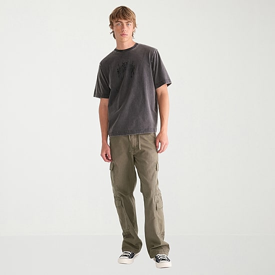 AEROPOSTALE Mens Crew Neck Short Sleeve Boxy Fit Graphic T-Shirt