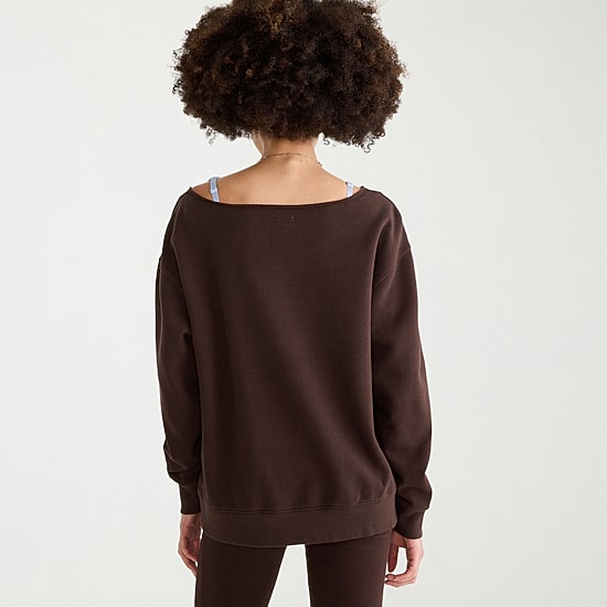 AEROPOSTALE Womens Juniors Crew Neck Long Sleeve Sweatshirt