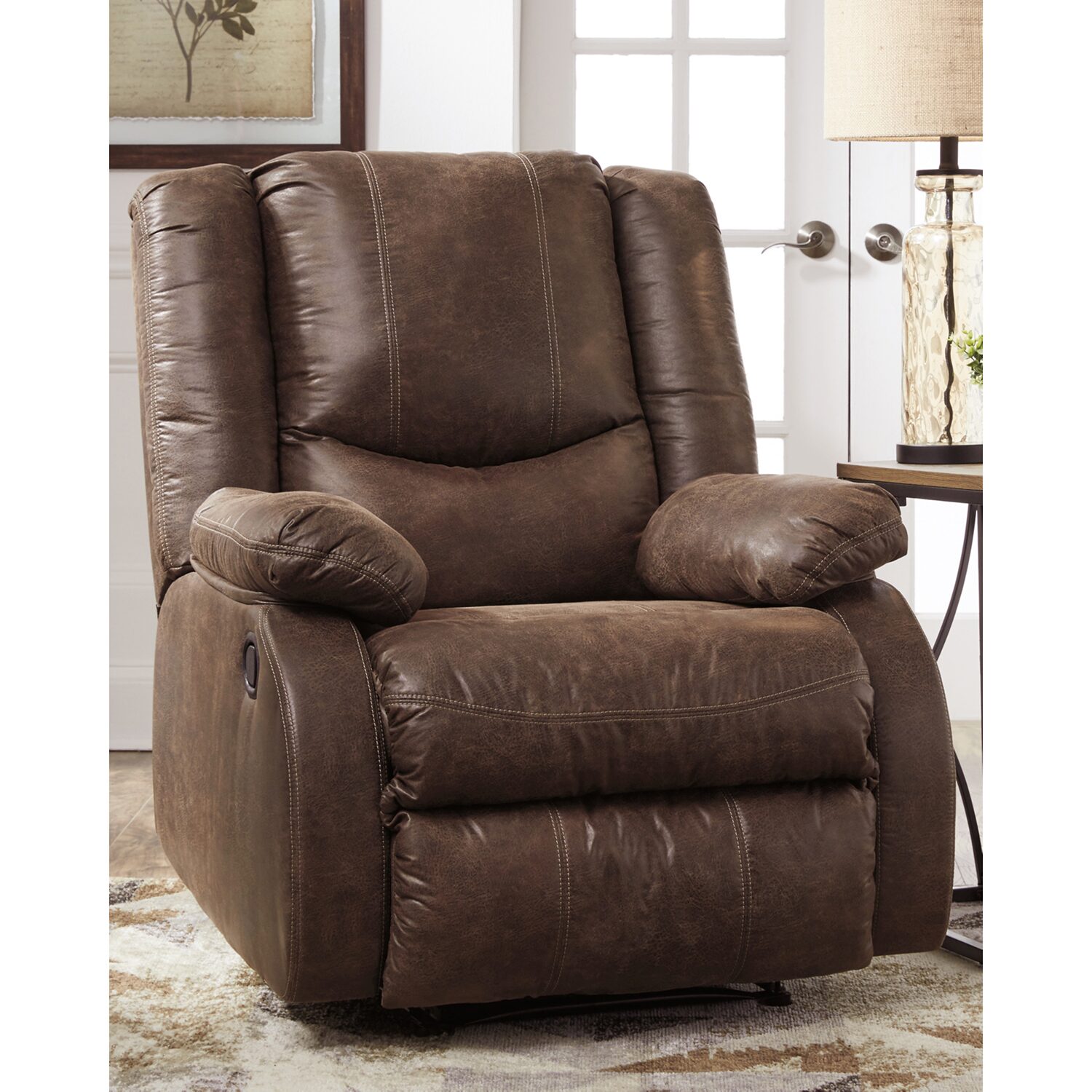 Signature Design by Ashley® Bladewood Roll-Arm Recliner