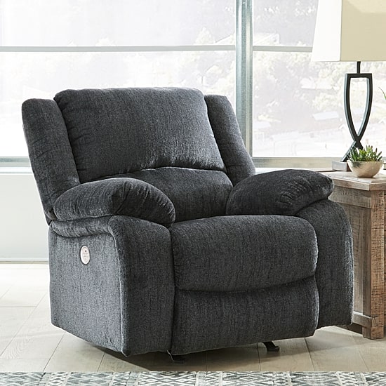 Signature Design by Ashley® Dryden Power Reclining Pad-Arm Recliner